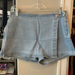 Women's/Juniors LOVE TREE Denim Skort